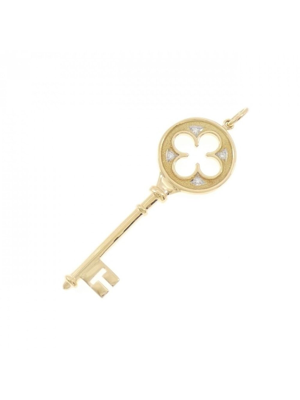 Tiffany & Co Quarter Foil Key Pendant